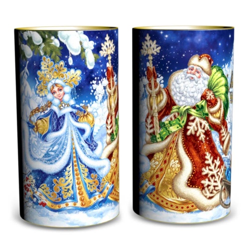 Подарок «Дед Мороз и Снегурочка (туба большая)» 800г Стандарт