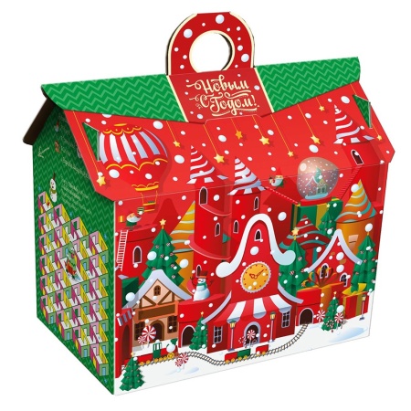 Подарок кондитерский «Новогодний переполох» 800г Стандарт ПК26-34бс